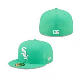 Island Green Logo White Chicago White Sox 59FIFTY Fitted Hat