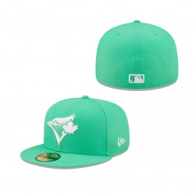 Island Green White Logo Toronto Blue Jays 59FIFTY Fitted Hat