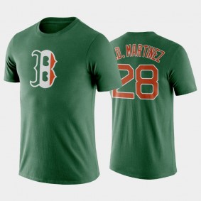 J.D. Martinez Irish Heritage Red Sox Green T-Shirt