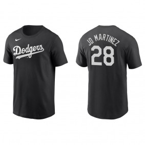 J.D. Martinez Men's Los Angeles Dodgers Cody Bellinger Nike Black Name & Number T-Shirt