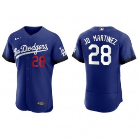 J.D. Martinez Men's Los Angeles Dodgers Nike Royal City Connect Authentic Jersey