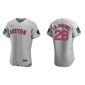 J.D. Martinez Boston Red Sox Gray 2022 Little League Classic Authentic Jersey