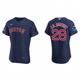 J.D. Martinez Boston Red Sox Navy 2022 Little League Classic Authentic Jersey