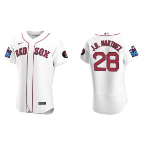 J.D. Martinez Boston Red Sox White 2022 Little League Classic Authentic Jersey