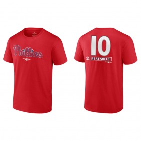 J.T. Realmuto Philadelphia Phillies Red 2022 World Series T-Shirt