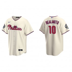 J.T. Realmuto Philadelphia Phillies Cream 2022 World Series Alternate Replica Jersey