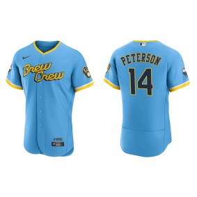 Jace Peterson Brewers City Connect Authentic Jersey