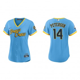 Jace Peterson Women's Brewers City Connect Replica Jersey