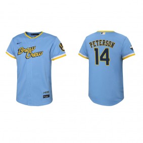 Jace Peterson Youth Brewers City Connect Replica Jersey
