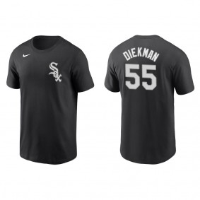 White Sox Jake Diekman Black Name & Number T-Shirt
