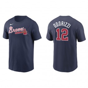 Braves Jake Odorizzi Navy Name & Number T-Shirt