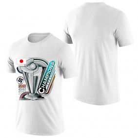 Japan Baseball White 2023 World Baseball Classic Champions T-Shirt