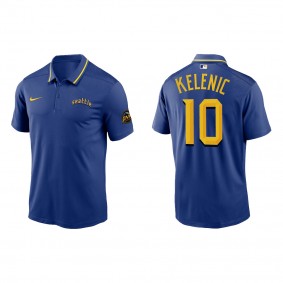Jarred Kelenic Seattle Mariners Royal 2023 City Connect Knit Performance Polo