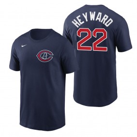 Cubs Jason Heyward Navy 2022 Field of Dreams T-Shirt