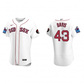 Jaylin Davis Boston Red Sox White 2022 Little League Classic Authentic Jersey