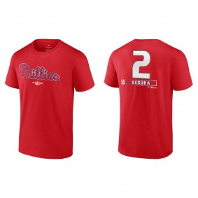 Jean Segura Philadelphia Phillies Red 2022 World Series T-Shirt