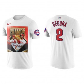 Jean Segura Philadelphia Phillies 2022 National League Champions White T-Shirt