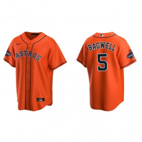 Jeff Bagwell Houston Astros Orange 2022 World Series Champions Alternate Replica Jersey