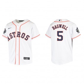 Jeff Bagwell Youth Houston Astros White 2022 World Series Home Replica Jersey