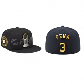 Jeremy Pena Houston Astros Black 2022 World Series Champions Hat