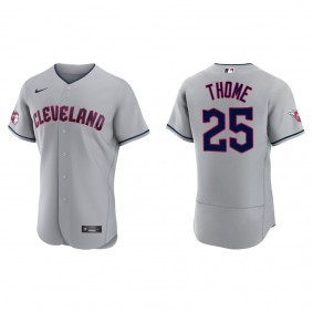 Jim Thome Cleveland Guardians Gray Road Authentic Jersey