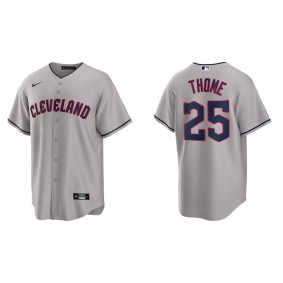 Jim Thome Cleveland Guardians Gray Road Replica Jersey