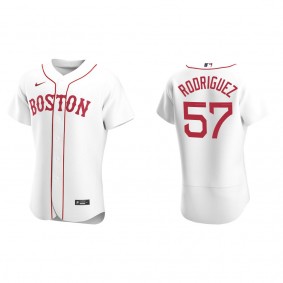 Joely Rodriguez Men's Boston Red Sox Nike White Alternate Authentic Jersey