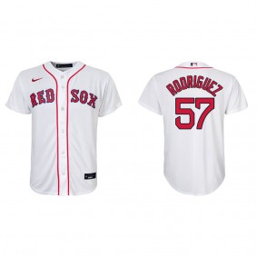 Joely Rodriguez Youth Boston Red Sox Nike White Home Replica Jersey