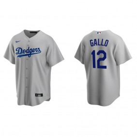 Dodgers Joey Gallo Gray Replica Alternate Jersey
