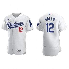 Dodgers Joey Gallo White Authentic Home Jersey