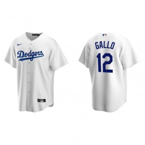 Dodgers Joey Gallo White Replica Home Jersey
