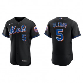 John Olerud Men's New York Mets Nike Black Alternate Authentic Jersey