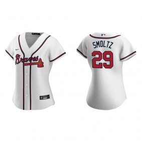 John Smoltz Women's Atlanta Braves White Replica Jersey
