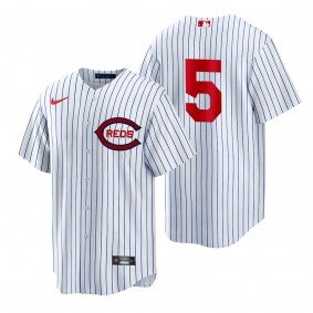 Reds Johnny Bench White 2022 Field of Dreams Replica Jersey