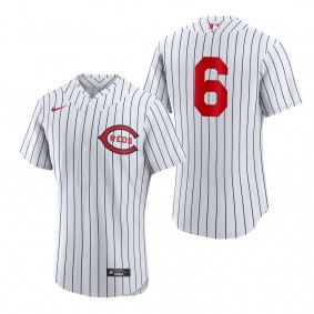 Reds Jonathan India White 2022 Field of Dreams Authentic Jersey