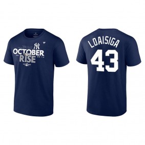 Jonathan Loaisiga New York Yankees Navy 2022 Postseason Locker Room T-Shirt