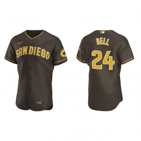 Padres Josh Bell Brown Authentic Road Jersey