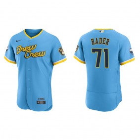 Josh Hader Brewers City Connect Authentic Jersey
