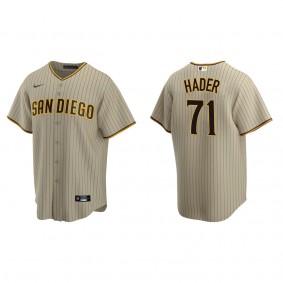 Men's San Diego Padres Josh Hader Sand Brown Replica Alternate Jersey