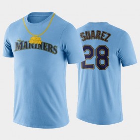 JROD Squad Mariners Eugenio Suarez Limited Edition T-Shirt Blue
