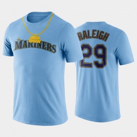 JROD Squad Mariners Cal Raleigh Limited Edition T-Shirt Blue