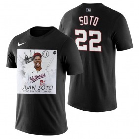 Washington Nationals Juan Soto Black 2022 Home Run Derby Champ T-Shirt