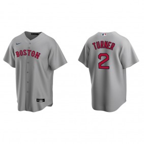 Justin Turner Men's Boston Red Sox Nike Gray Road Replica Jersey