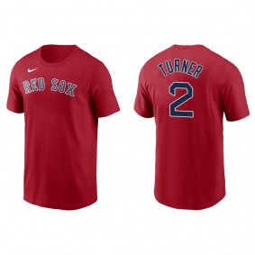 Justin Turner Men's Boston Red Sox Mookie Betts Nike Red Name & Number T-Shirt