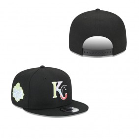 Kansas City Royals Colorpack Black 9FIFTY Snapback Hat