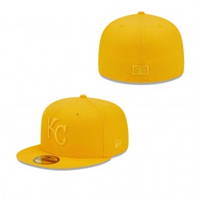 Men's Kansas City Royals Gold Tonal 59FIFTY Fitted Hat