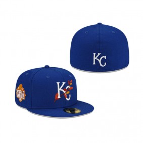 Kansas City Royals Leafy Front 59FIFTY Fitted Hat