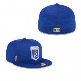 Men's Kansas City Royals Royal 2024 Clubhouse 59FIFTY Fitted Hat