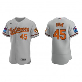Keegan Akin Baltimore Orioles Gray 2022 Little League Classic Authentic Jersey