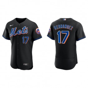 Keith Hernandez Men's New York Mets Nike Black Alternate Authentic Jersey